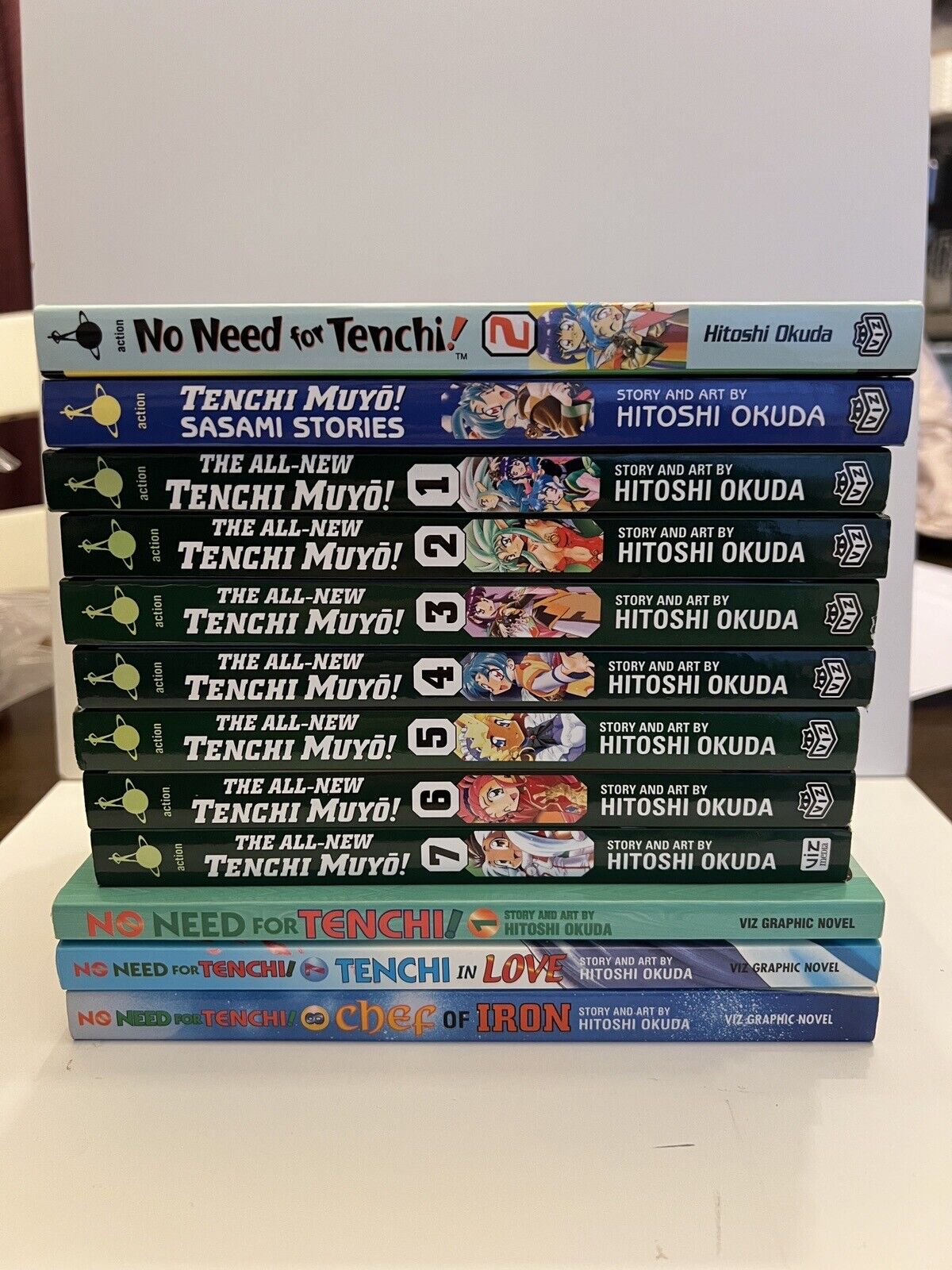 Manga The All New Tenchi Muyo Volumes 1- 7 And No Need For Tenchi Lot Used