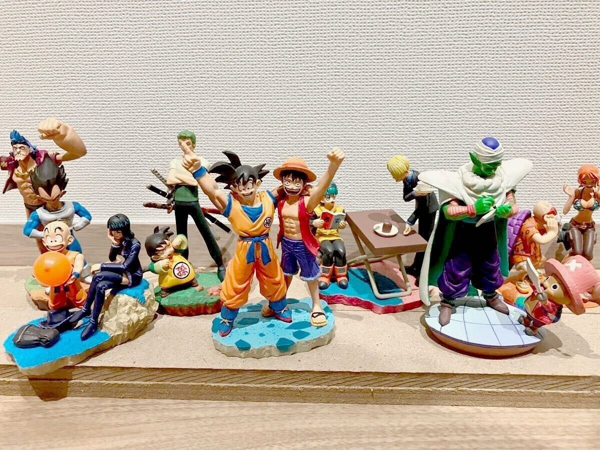 Dragon Ball Capsule Neo With One Piece Figure 7 Set Mega House Color From Japan