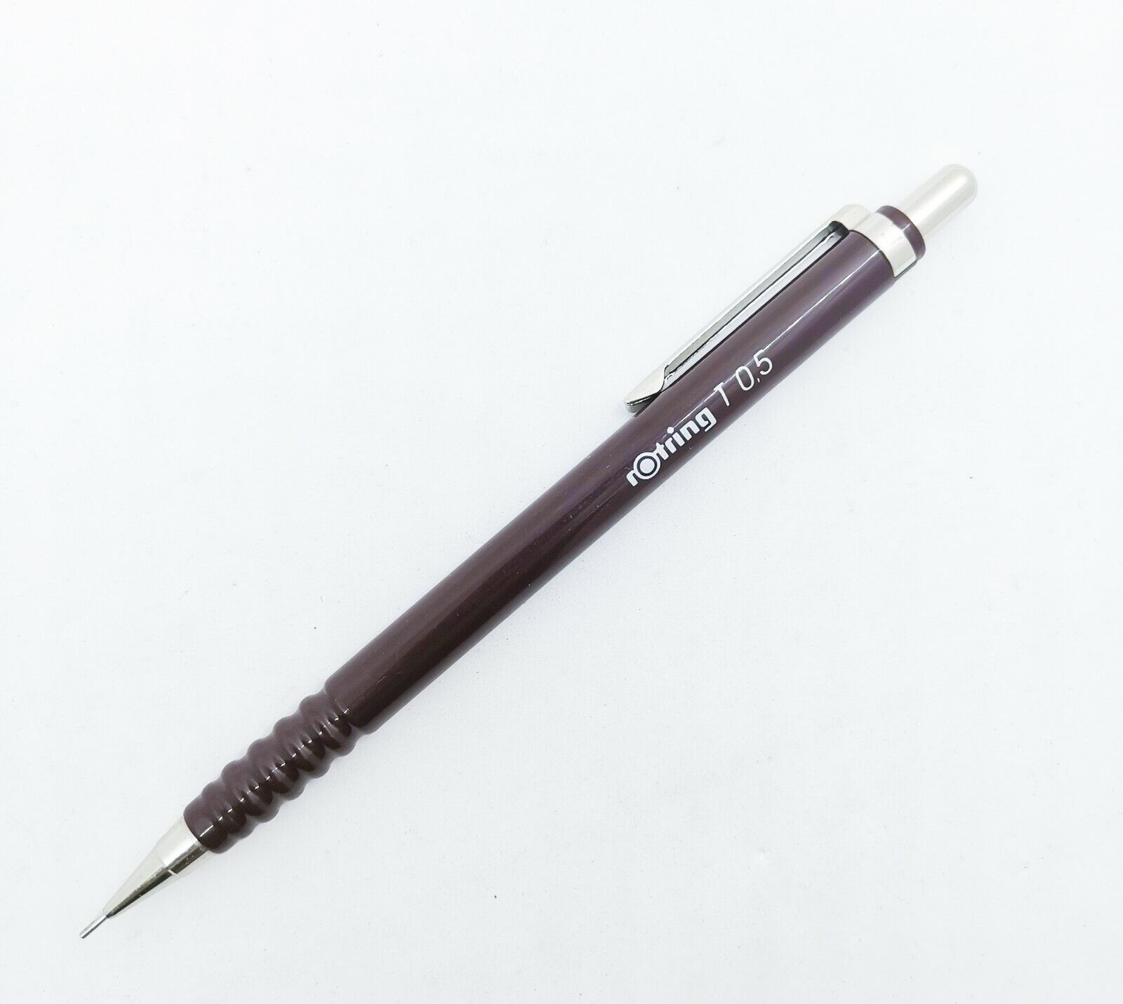 New Rotring  tikky 1  T burgundy west Germany logo  Mechanical Pencil 