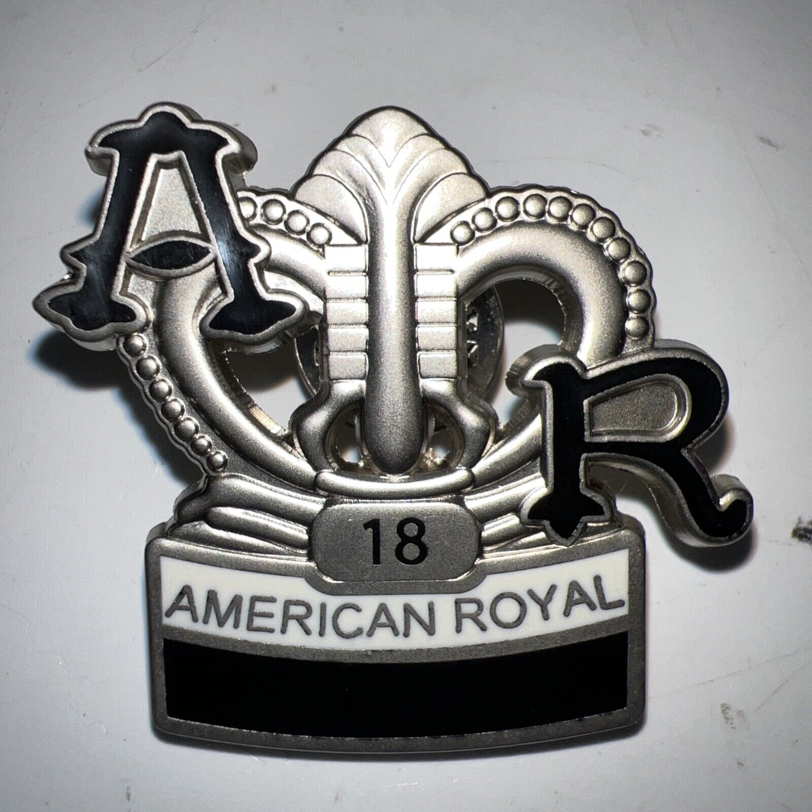 RARE AR American Royal 2018 Silver Lapel Pin