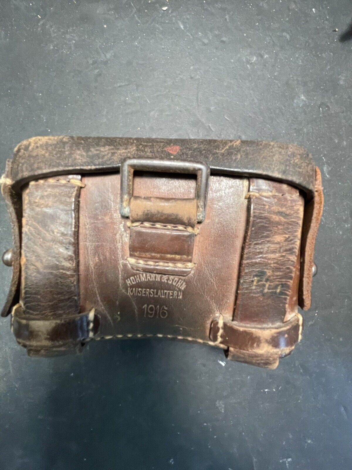 WW1 original German pouch dated 1916