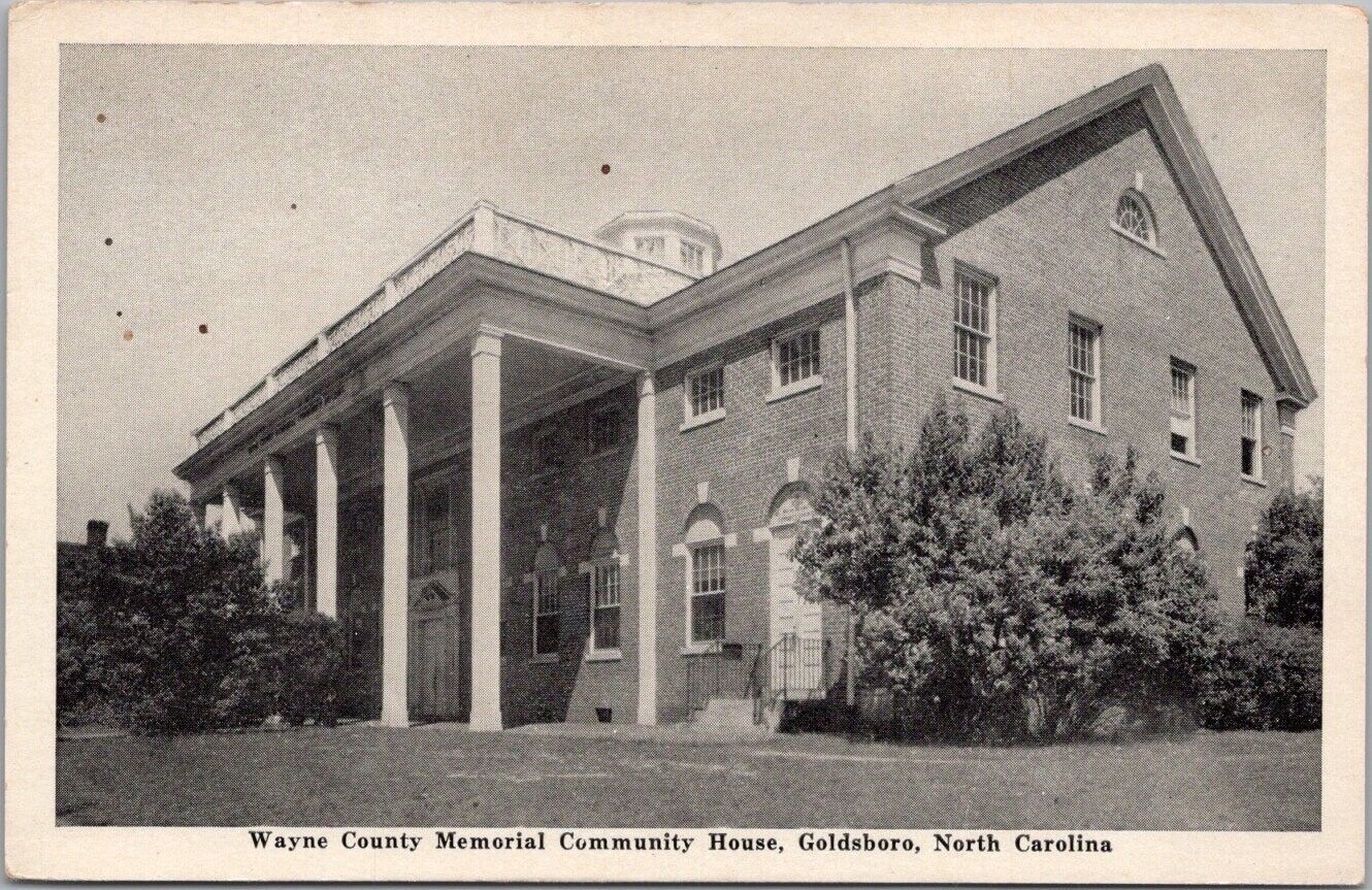 1940s GOLDSBORO, North Carolina Postcard \