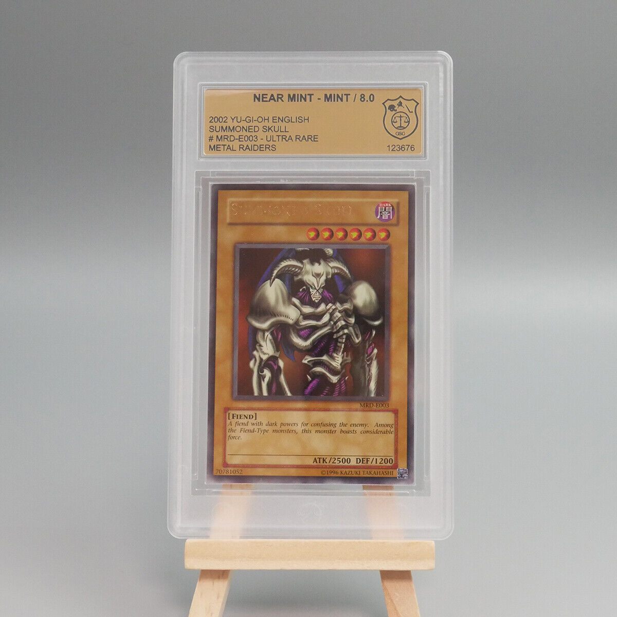 Yugioh Graded Cards - Summoned Skull [MRD-E003] 8.0 Near Mint - Mint - GSG