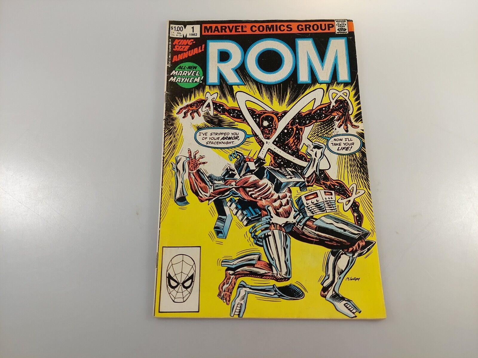 ROM ANNUAL # 1 MARVEL COMICS 1982 