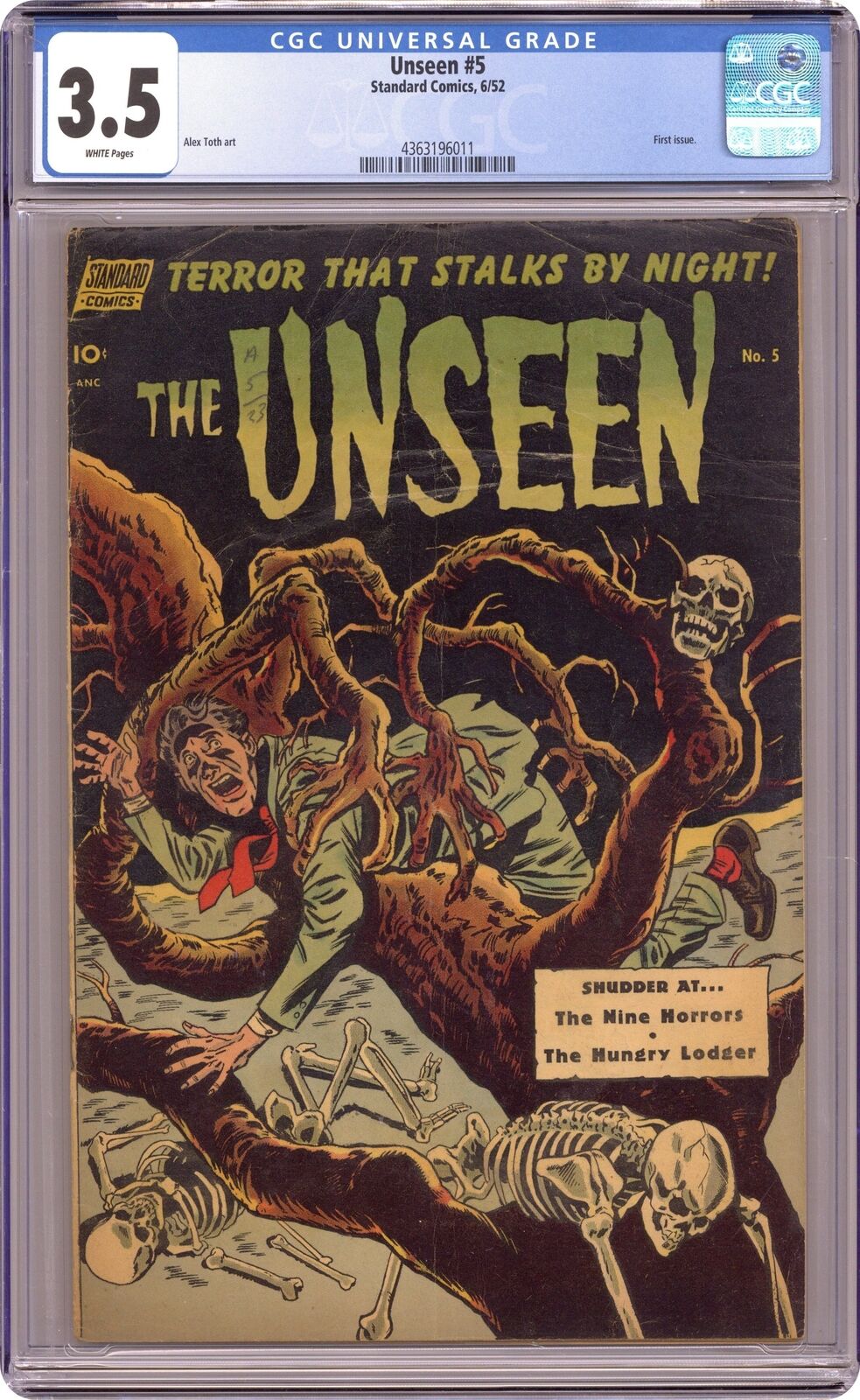 Unseen, The #5 CGC 3.5 1952 4363196011