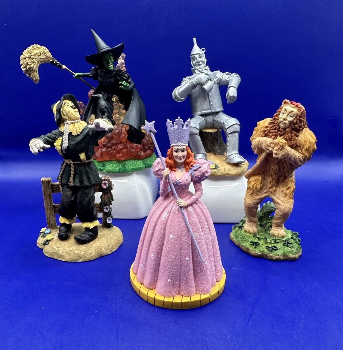 The Wizard Of Oz Resin Figurine 1999 Enesco Vintage Set Of 5