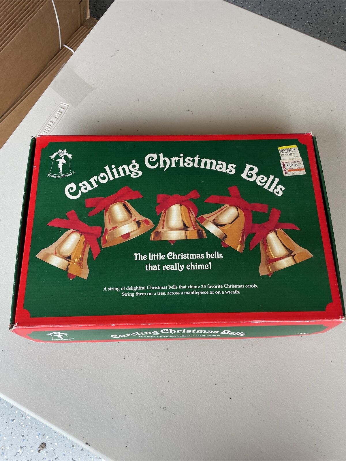 Ye Merrie Minstrel Caroling Christmas Bells 25 Favorite Carols Preowned Nice