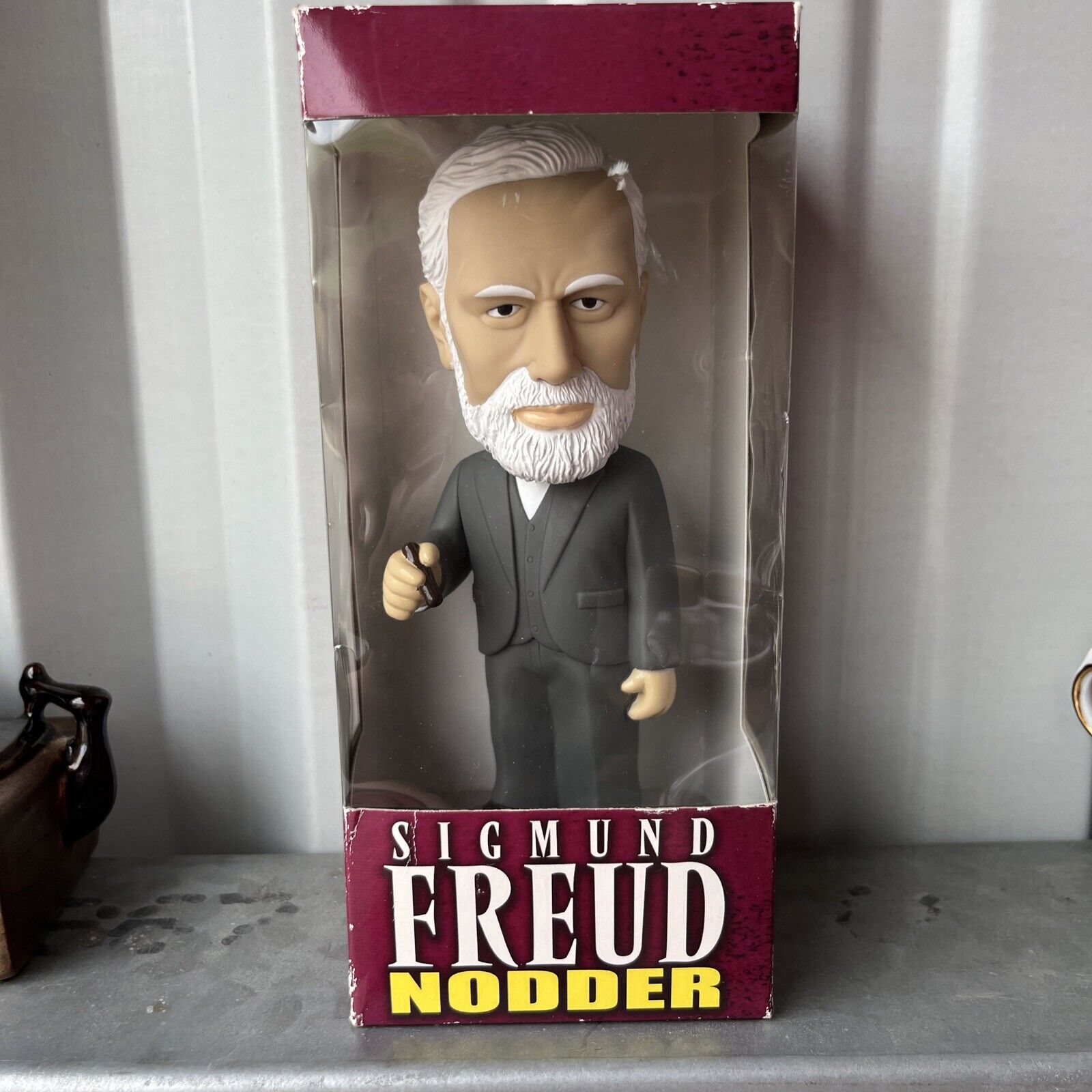 Sigmund Freud Nodder Bobblehead Holding Cigar 2003