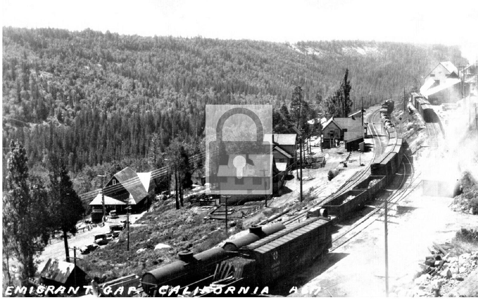Railroad Train Station Depot Emigrant Gap California CA - 8x10 Reprint