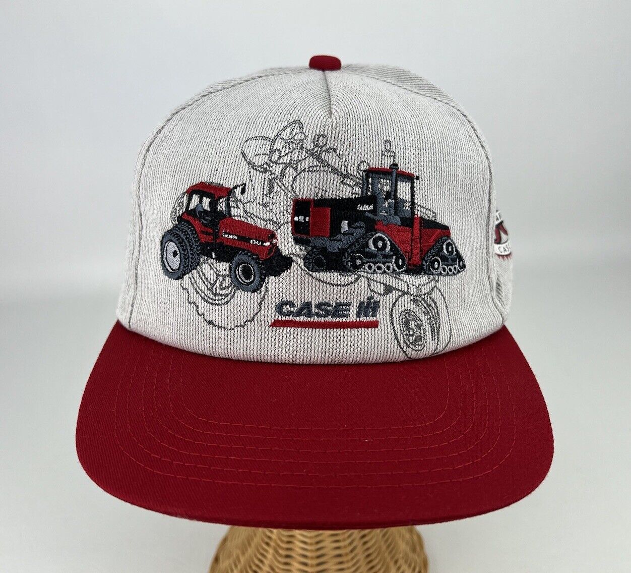 Vintage International Harvester Case Tractor 50 Years Rock Valley Snapback Hat