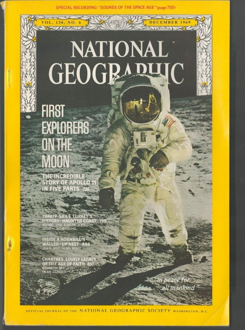 National Geographic December 1969 Apollo 11 MOON LANDING