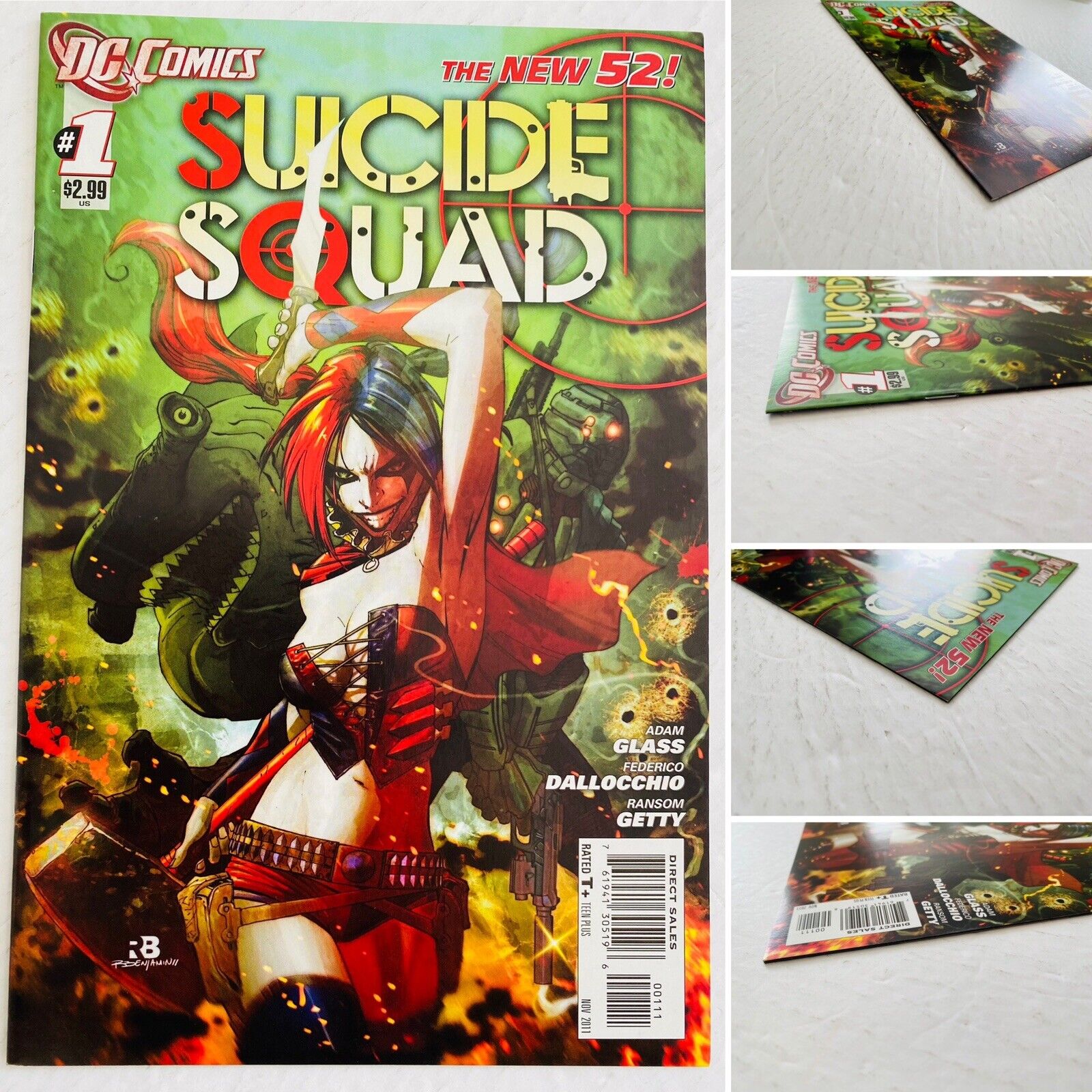 Suicide Squad #1 (2011) DC New 52 series 9.8 NM/MT 1st Print CLASSIC cover