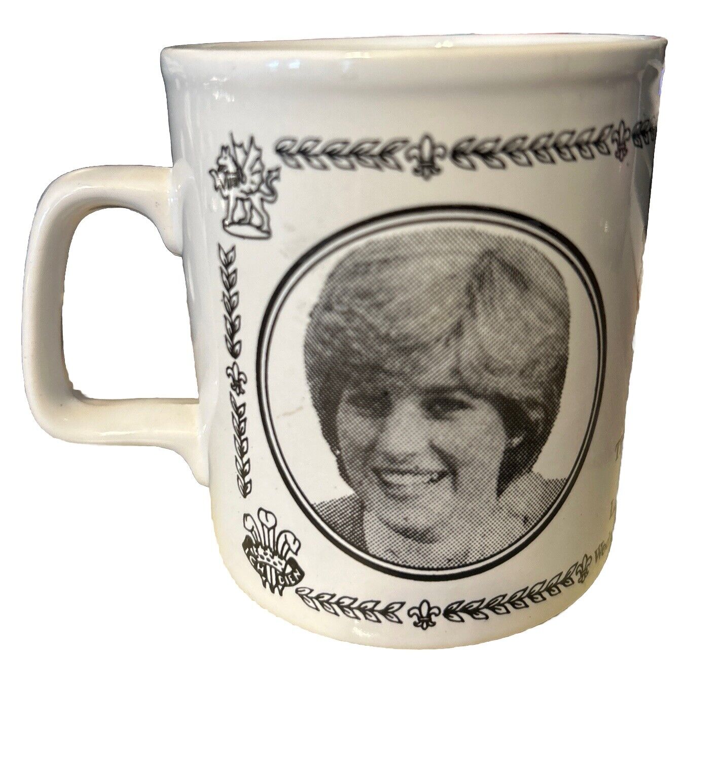 Royal Wedding Mug Coffee Cup Prince Charles Princess Diana 1981 Made in England