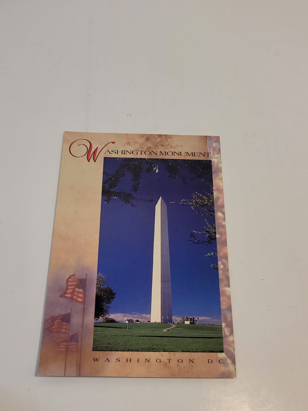 Capsco Signature Series Washington Monument Washington D.C Postcard - Unused