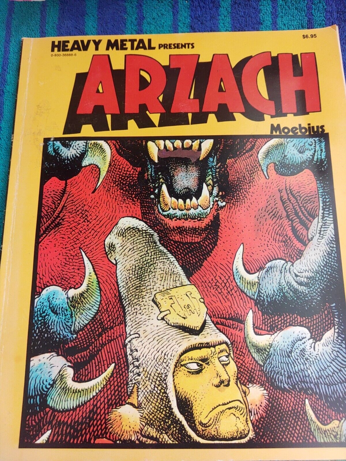 Heavy Metal Presents Arzach  By Moebius 1977 Book