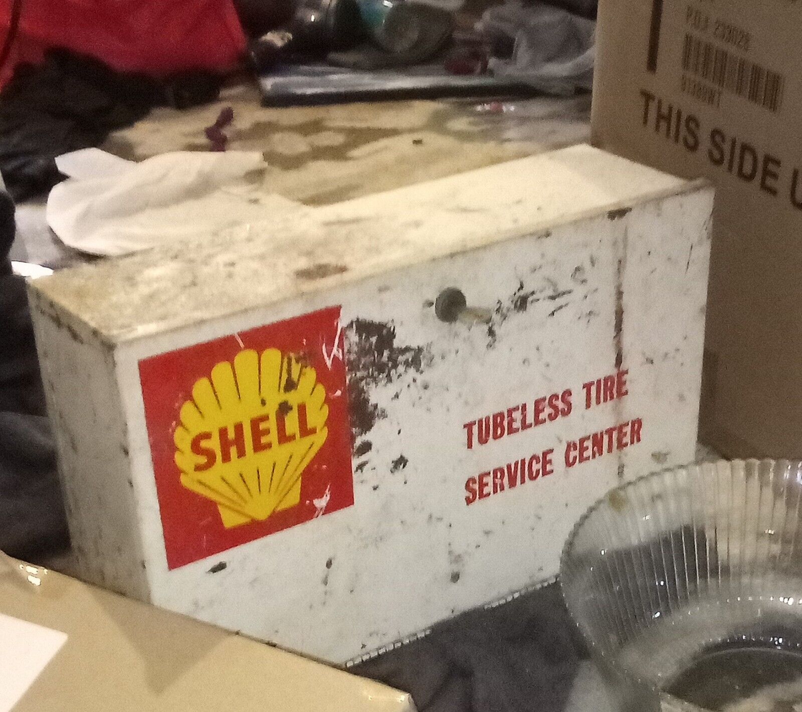 Vintage  Shell Tubeless Tire Service Kit Have Not Seen Many Of These
