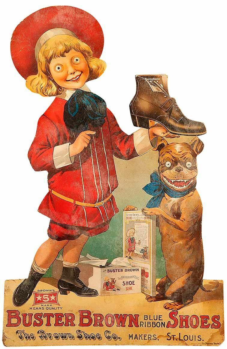 BUSTER BROWN & DOG BLUE RIBBON SHOES 16