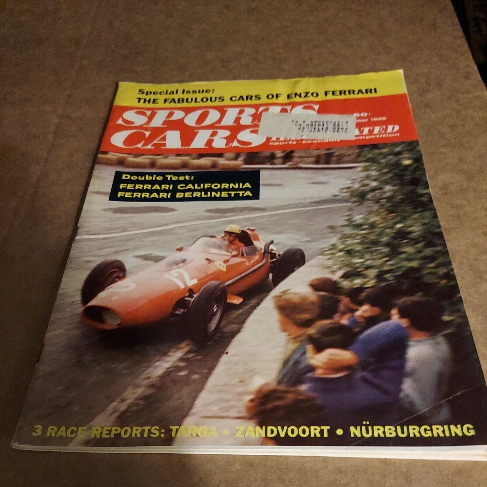 Vintage 1959 Sports Cars Illustrated Magazine- Special September Issue