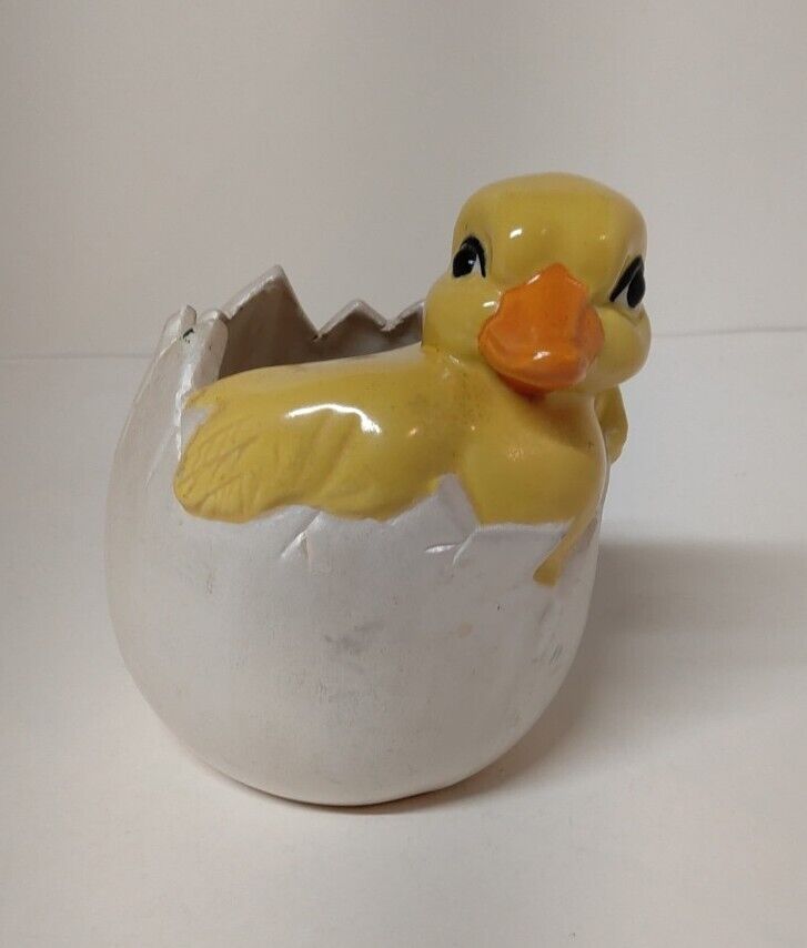 Ceramic Baby Duck Hatching Planter Vase