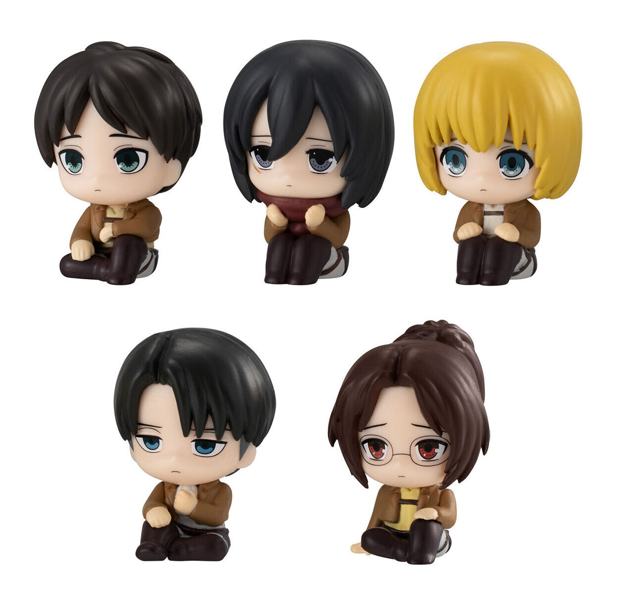Attack on Titan Still Waiting for You Figure 10th Anniversary Bandai set of 5
