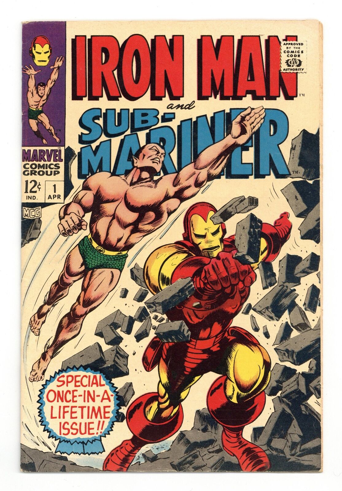 Iron Man and Sub-Mariner #1 FN- 5.5 1968