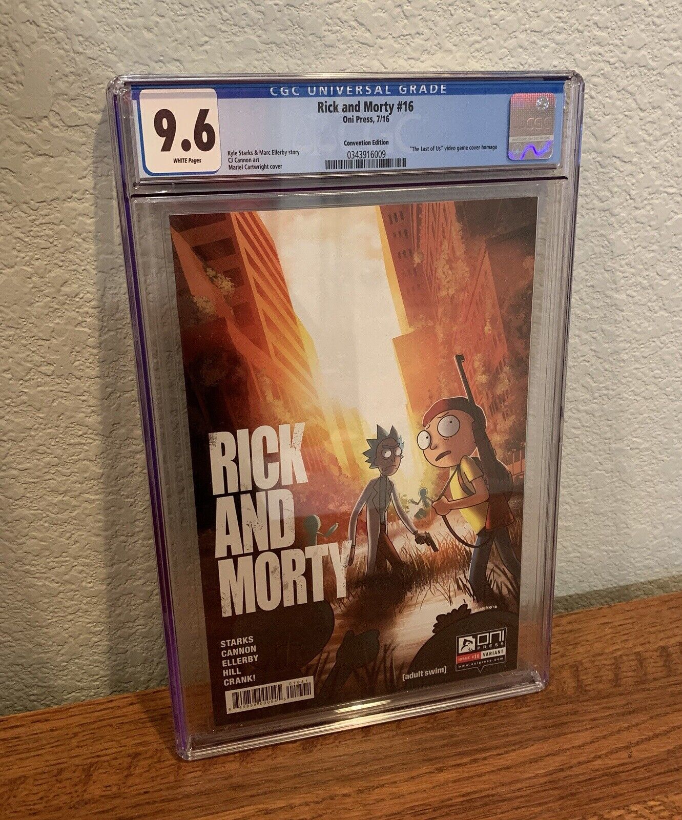 Rick and Morty #16 Convention Ed Graded CGC 9.6 Last of Us Oni Press POP 12 RARE