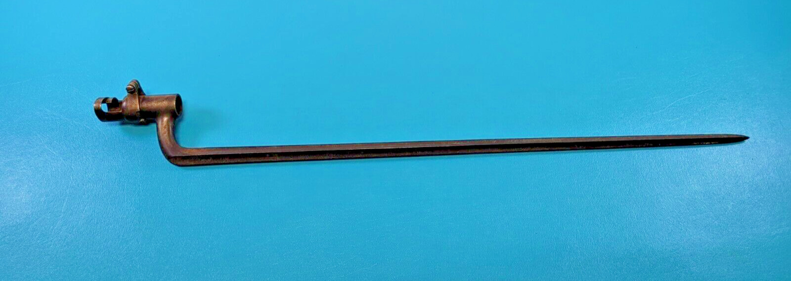 Rare Dutch Model 1871 1st Pattern De Beaumont Rifle Bayonet Double Lock Ring T4