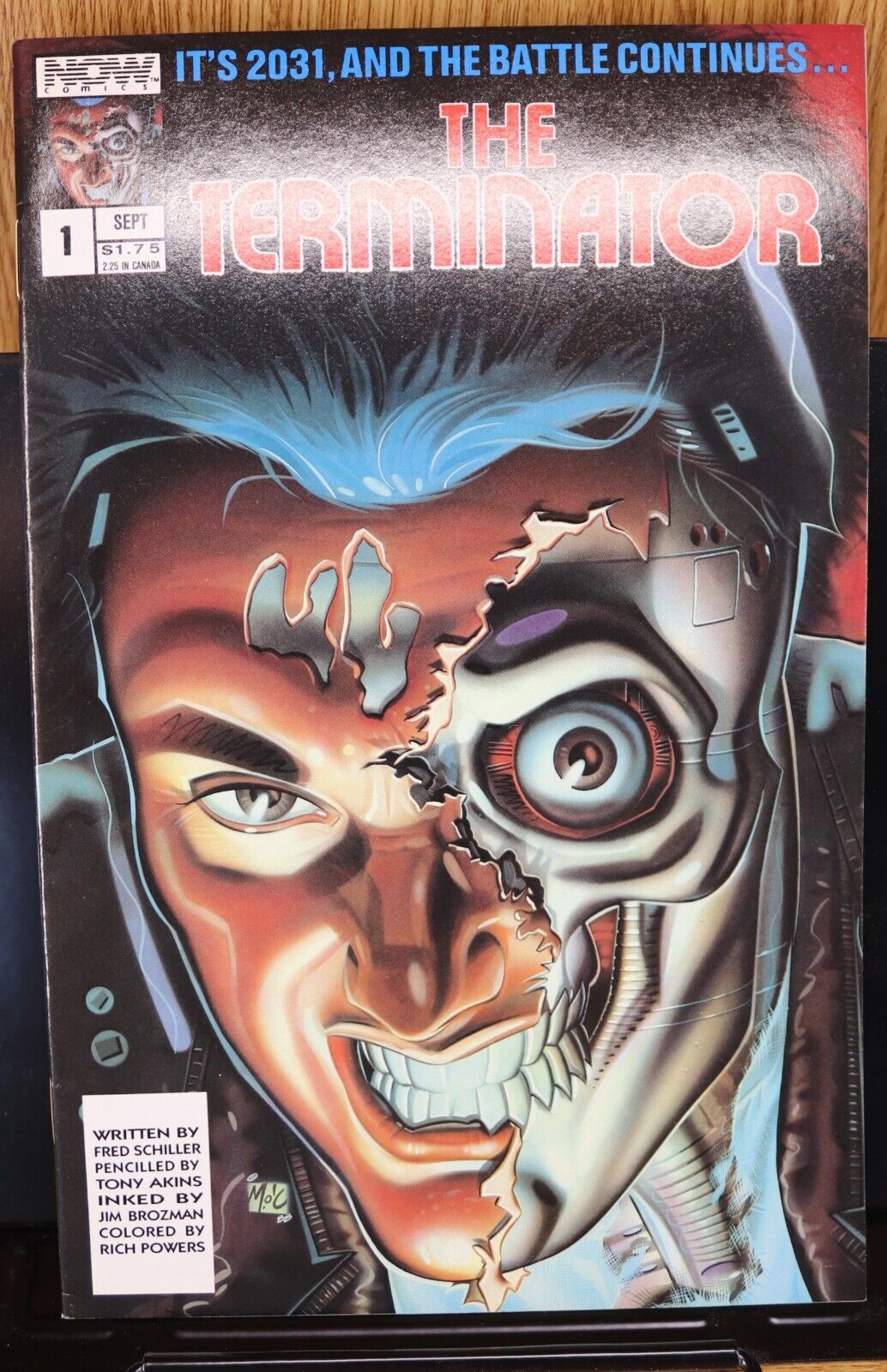 The Terminator #1 Now Comics Original Comic Book 1st Appearance Terminator NM &