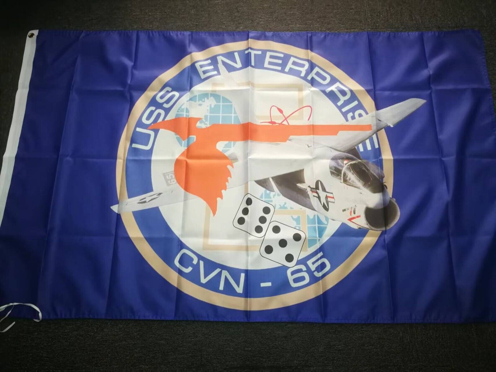 USN USS Enterprise CVN-65 3x5 ft Flag Banner 