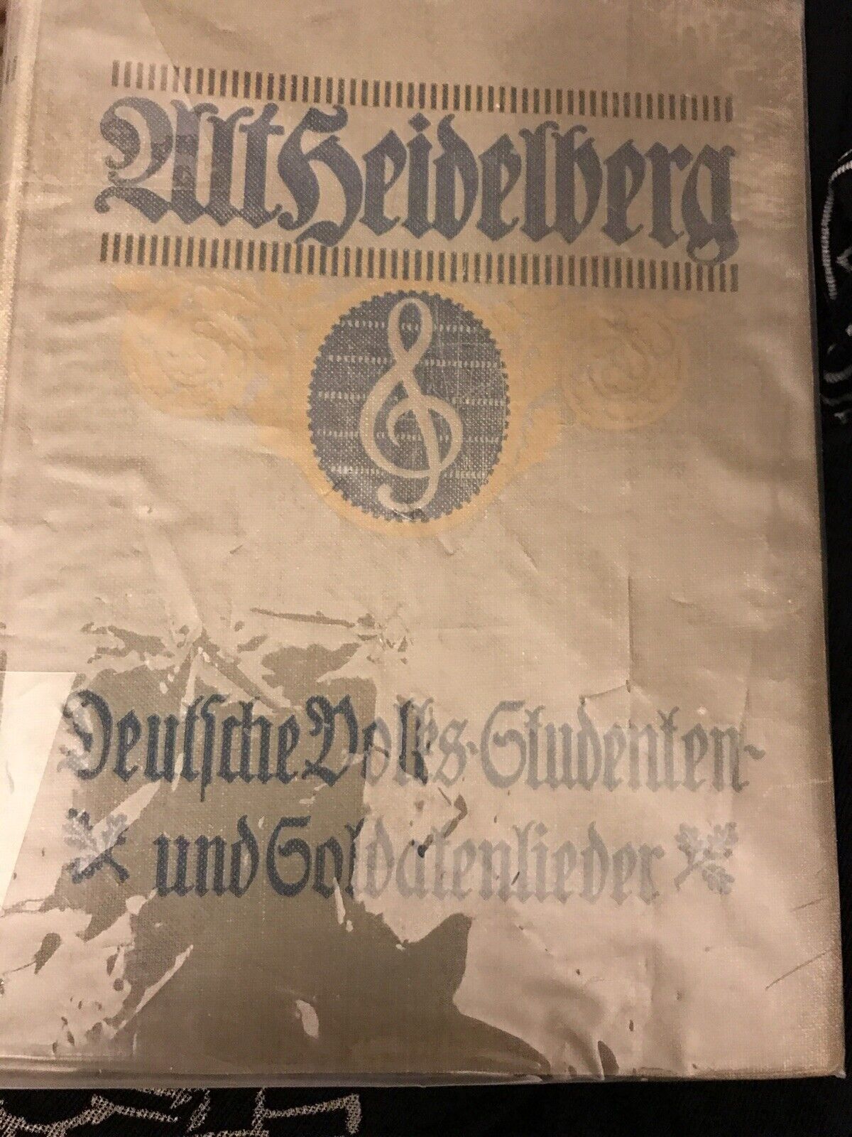 Original German Song Book Heidelberg Germany