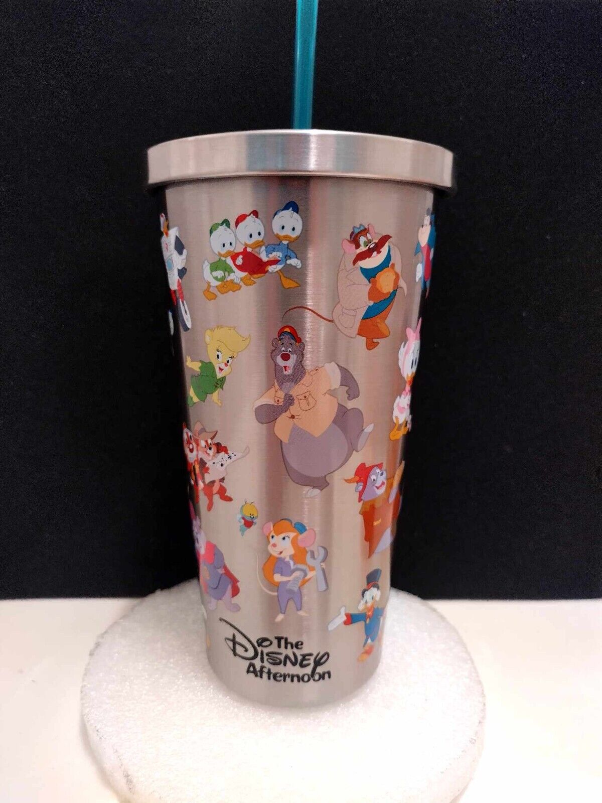 Disney Parks Exclusive The Disney Afternoon TUMBLER Disney Characters 19 oz NEW