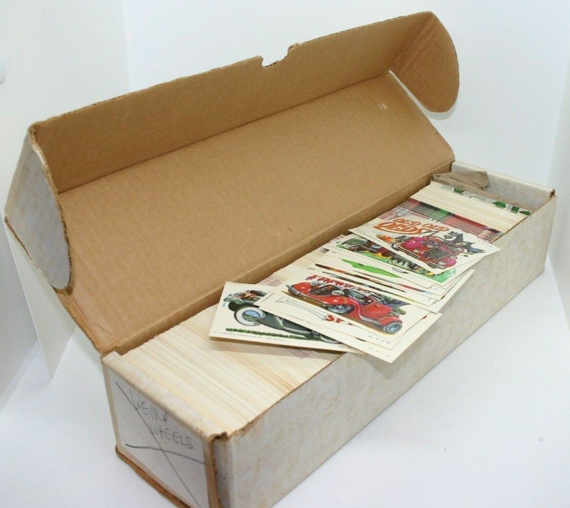 RARE 1980 WEIRD WHEELS TOPPS 800 sticker CARD MINT BOX complete a set PACK FRESH