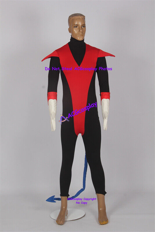 Nightcrawler cosplay costume include boots covers and tail acgcosplay costume