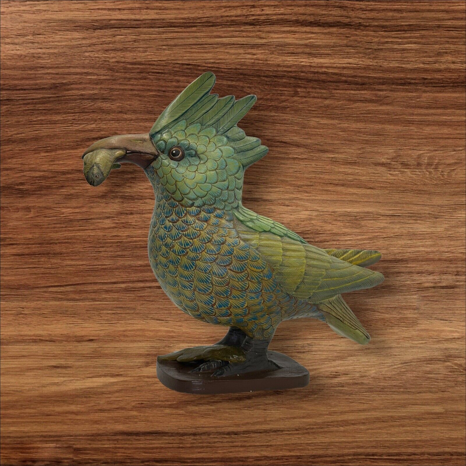 Vintage Ceramic Bird Figurine Kingfisher