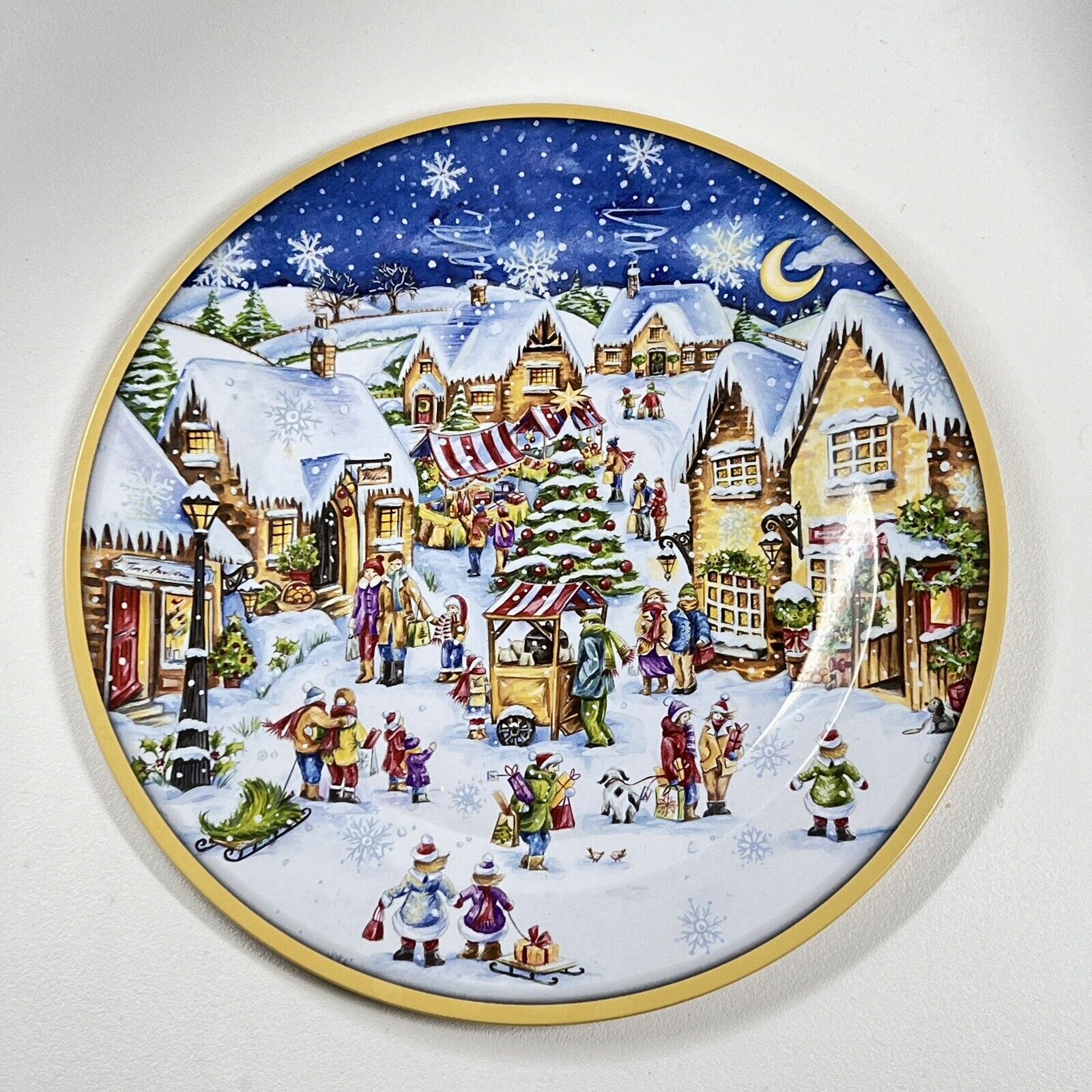 German  Christmas Gingerbread Tin Plate - Lebkuchen-Schmidt 10