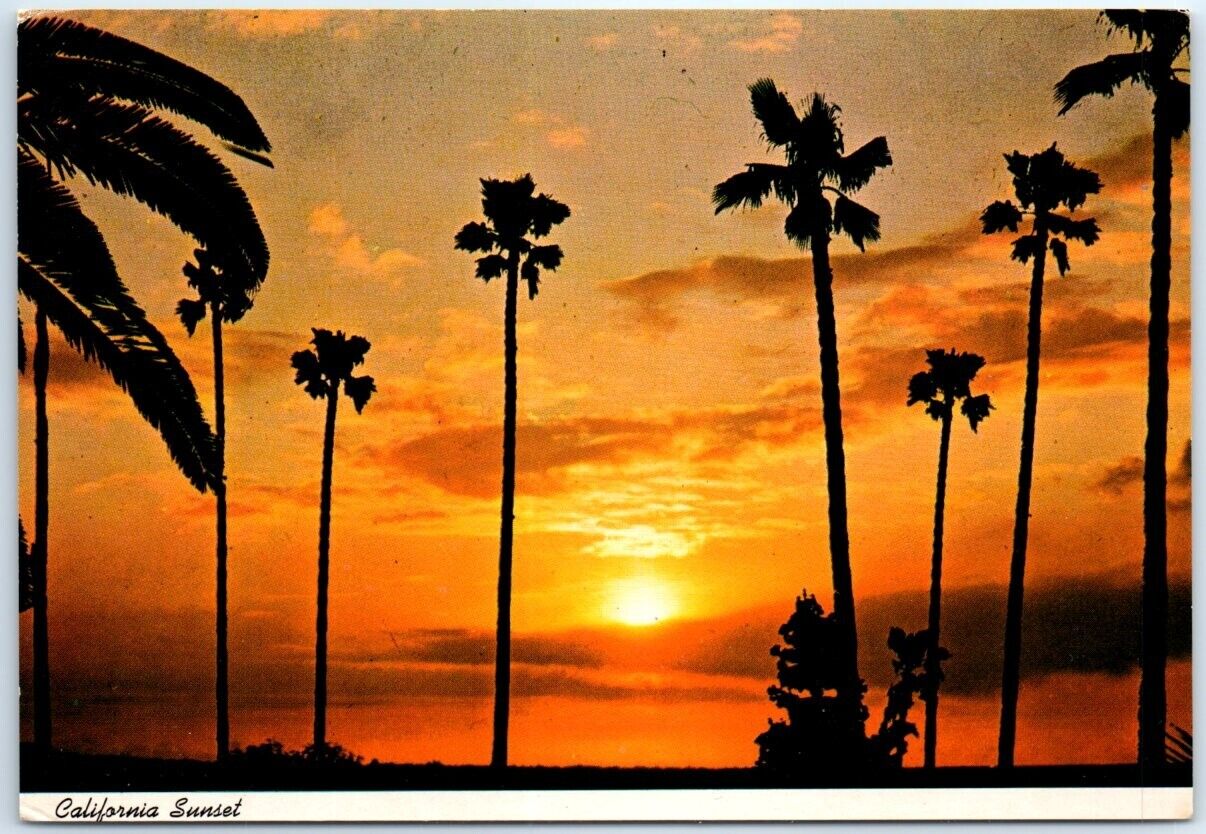 Postcard - A California Sunset, USA