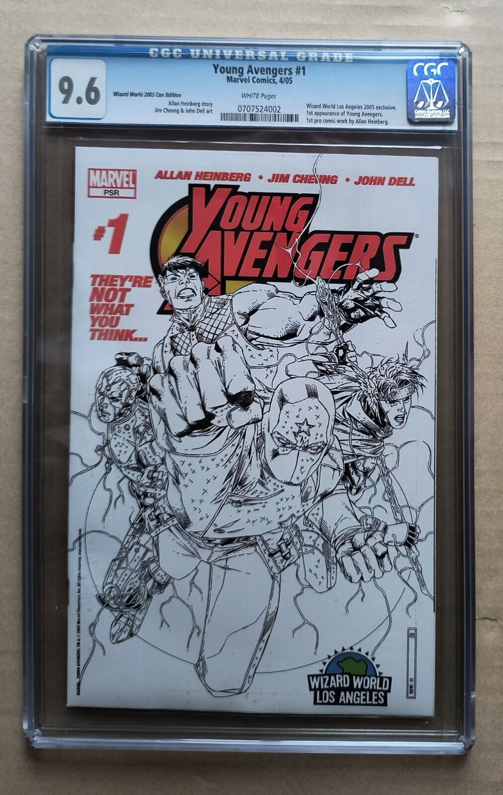 Young Avengers #1💥CGC 9.6💥1st App. of Kate Bishop💥Wizard World Exclusive💥