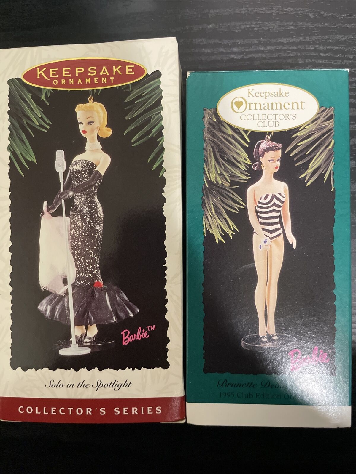 vintage hallmark barbie ornaments