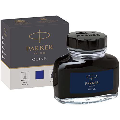 Fountain Pen Liquid Bottled Quink Ink, 57 ml, in a Box - Blue