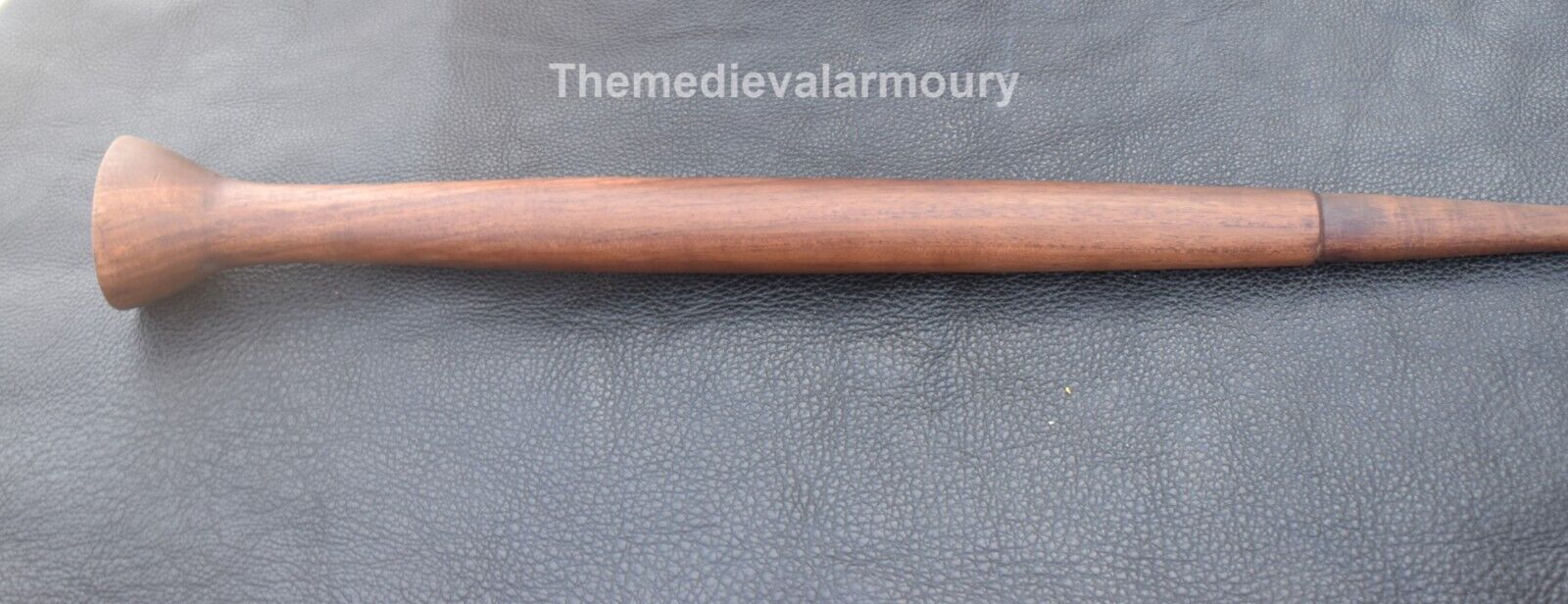 Handcrafted Spearhead Wooden Handle. 24inches Wooden Handle.