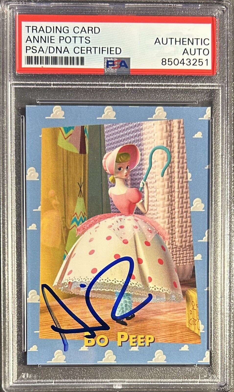 1995 SkyBox Toy Story #36 Bo Peep Annie Potts Signed Auto PSA/DNA Authentic 