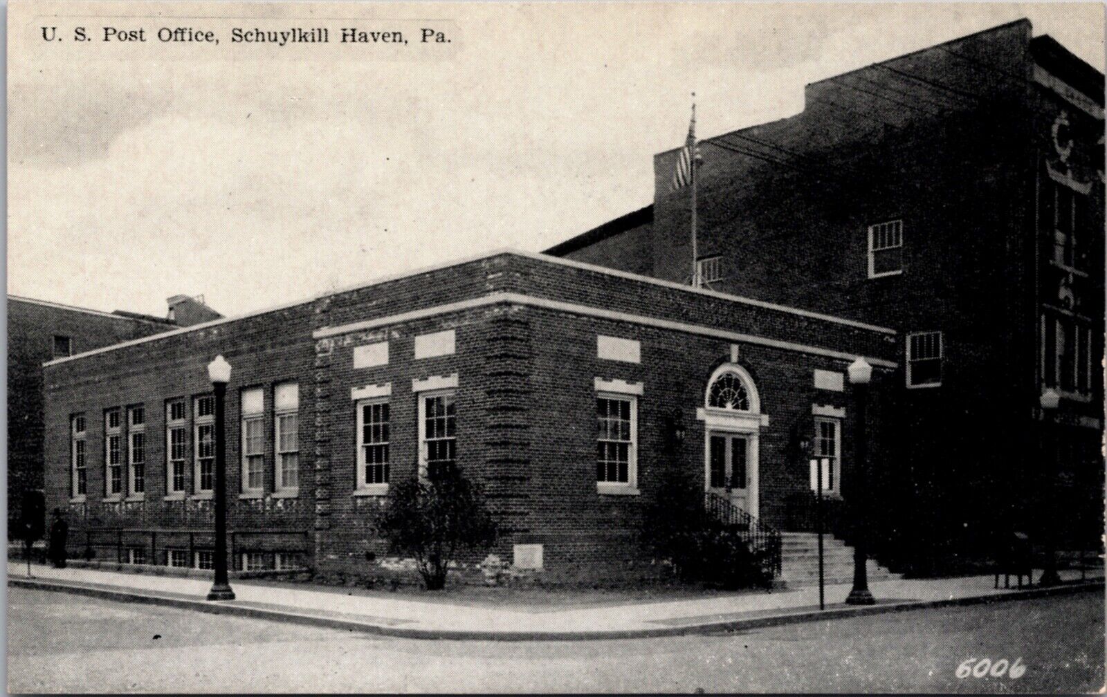 Postcard U.S Post Office in Schuylkill Haven, Pennsylvania