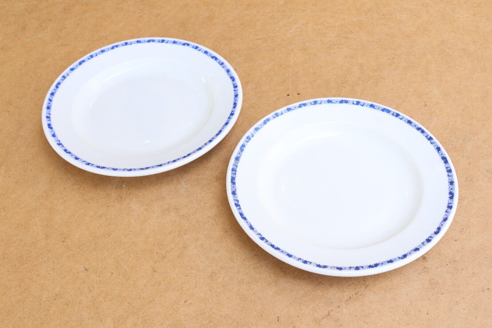 Vintage Porcelain Plates German Bauscher Weiden Modell Des Amtes Dessert 1930s