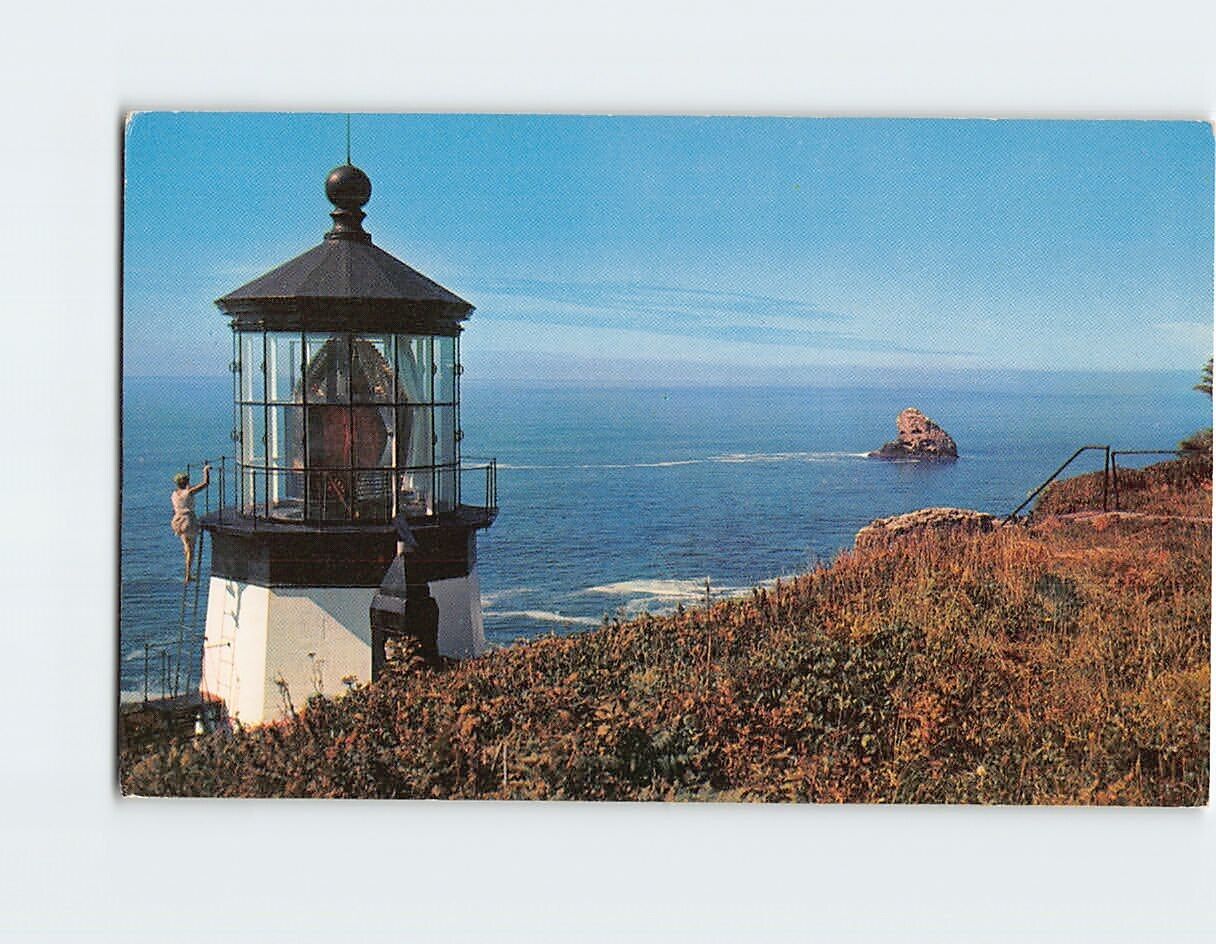 Postcard Cape Mears Lighthouse Oregon Coast Tillamook Oregon USA