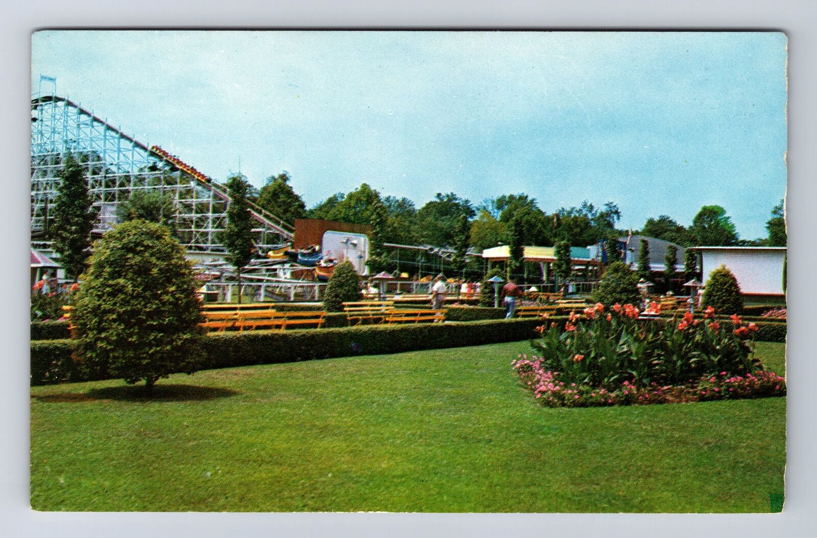 Cincinnati OH-Ohio, The Mall At Coney Island, Scenic View, Vintage Postcard