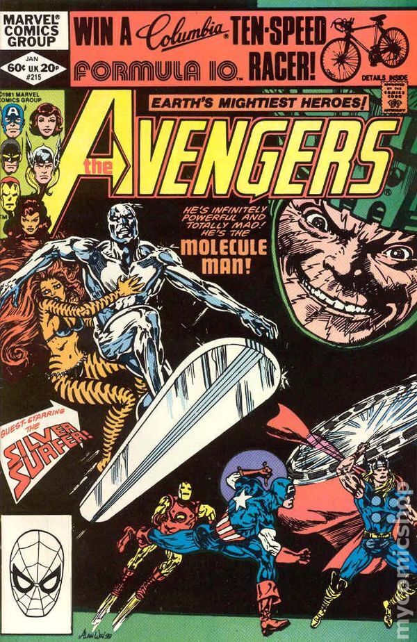 Avengers #215 FN 1982 Stock Image
