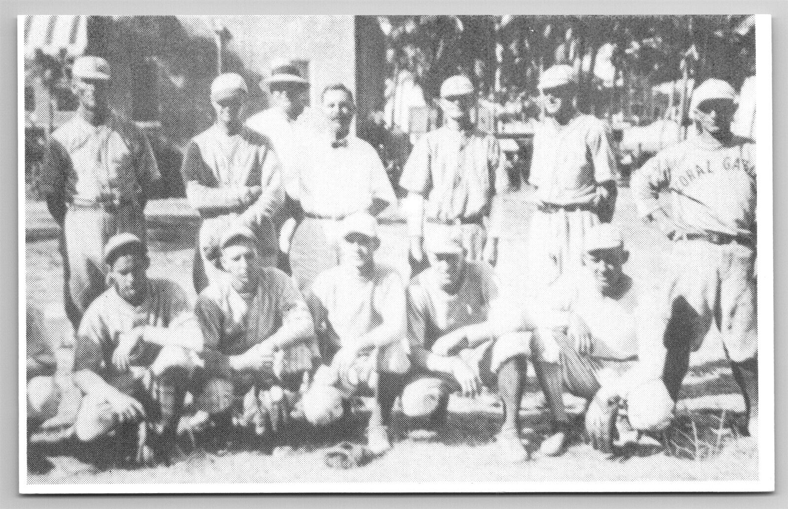1924 Baseball Team 2 Coral Gables FL Limited 1st Edition Repro Postcard M17