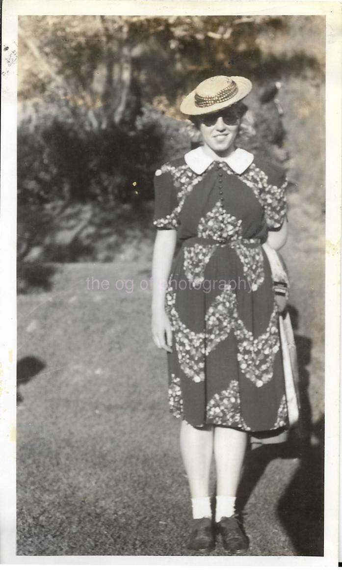 AS SHE WAS Vintage FOUND PHOTOGRAPH bw WOMAN Original 1930'S JD 110 26 W