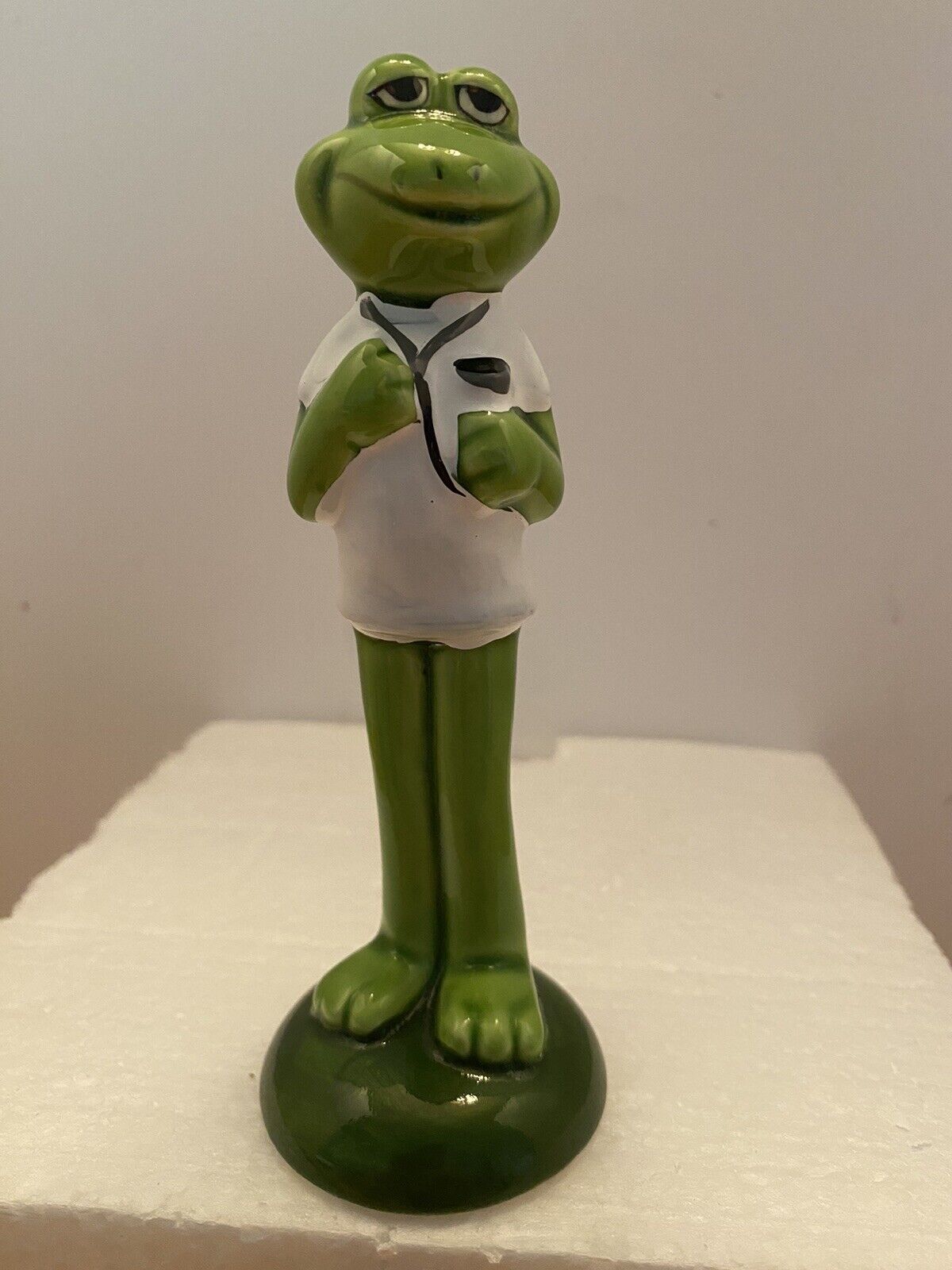 Vintage Norcrest Frog Doctor Figurine, Japan