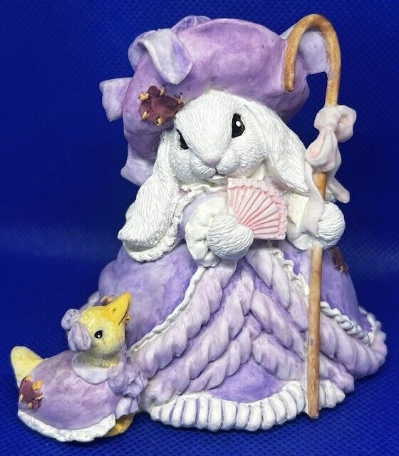 Vintage Patchville Bunnies Easter Rabbit Scarlett O'Hare Bunny Figurine